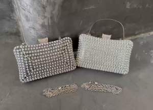 Túi Đá Tiểu Thư Bling Bling Size 20.5cm Hàng Chuẩn Đẹp