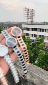 Jam Tangan Wanita Elegan Mirete R285 Quartz Original Fashion Mewah Trendy Stylish Casual Formal Rantai Keramik