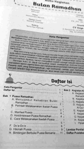 Buku Kegiatan Bulan Ramadhan Arya Duta