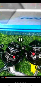 TOKKOU FRENZY 800 ULTRA LITE SPINNING REEL WITH LOUD DRAG CLIKER