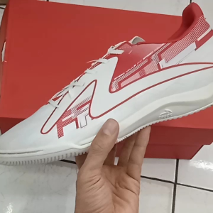 Sepatu Futsal Specs Acc Deux In Luscent White Flame Scarlet