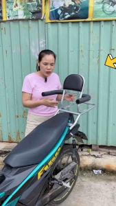 Baga phượt lắp xe Satria ( tặng kèm xốp bọc gác tay) khi mua trọn bộ có gác tay