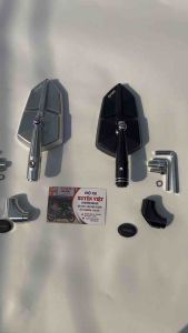 Gương chiếu hậu H-View kiếng kiểu H2C siêu hot kính chiếu hậu xe máy( giá 1 chiếc)