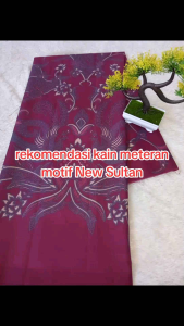 Kain Batik Burgundy Motif Sultan: Tren Warna 2025