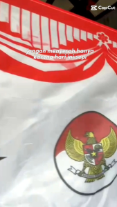 BENDERA LESPANG BUAT DI GANG GAPURA