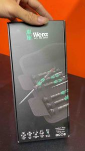Bộ tua vít điện tử đa năng 12 chiếc Kraftform Micro - Wera 05073675001 (667170 12) - Hàng Chính Hãng 100% từ Đức