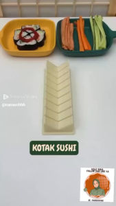 Sushi Mold Box Cetakan Sushi Praktis Bisa Langsung Dipotong