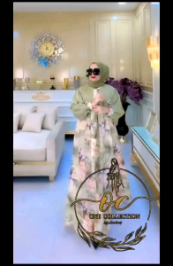 damla id gamis shimer dress edisi jamima dress produk terbaru one collection