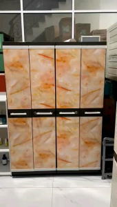 Lemari Pakaian Plastik 4 Pintu Ukuran Jumbo Full Rak dan Pakai Kunci Lemari Plastik Justin Ultra Grand Twin Mini Club