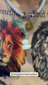 tato temporary motif naga 3D tahan lama Tato Manual Ukuran 21X16 Cm Tato Sementara Untuk Berbagai Acara - Lazada