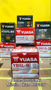 BATERAI MIO SPORTY YUASA YB5LB SUPRA FIT LEGENDA JUPITER BURUNG HANTU BURHAN VEGA ZR GT6A YT7C MTX5AL GM5Z
