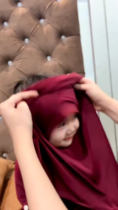 Jilbab Anak Model Maurin Kerudung Bayi 0-12bulan