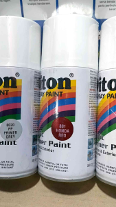 Paket Lengkap Pilok Cat Diton 3 Klg 300cc Merah Candy Honda