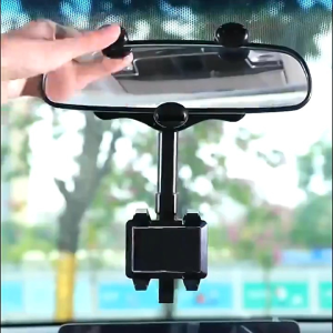 Car Holder HP Mobil Jepit Kaca 360° Flexible Car Reaview Mirror HD59