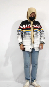 JAKET VARSITY GHOS SALUR BRUTALSISTS