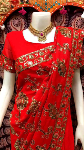 🇮🇳saree 💥ส่าหรีพร้อมใส่ งานปักสวยๆจากอินเดีย ตัดเย็บสำเร็จพร้อมใส่ดีไซร์สำหรับคนไทย