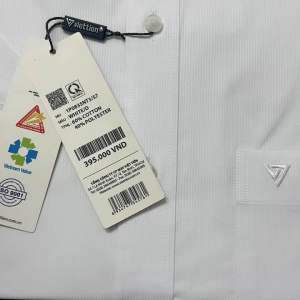 Áo sơ mi viettien ngắn tay lai bầu (1P0835)