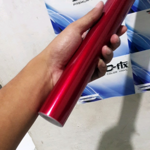 skotlet merah candy merah maroonmerah metalic lebar 45cm x 50cm