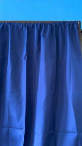 Chalkboard Curtain with size 4.5 feet or 48 inches length for School Boards Plain Geena Fabric design kurtina plain color simple - protect & decor your classroom