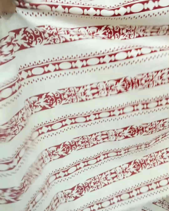 Bahan Kain Linen Tebal Motif Harga Persetengah Meter