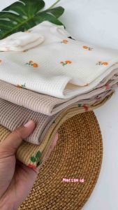 Marsya ID - Kaos Motif wafer lengan panjang