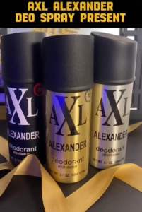 Axl & pierre cardin deodoran spray 150ml