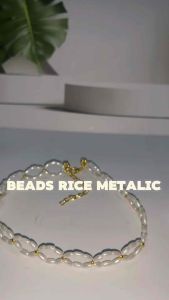 Ivielle Pearl Beaded Necklace Kalung Anyam Mutiara Pearls