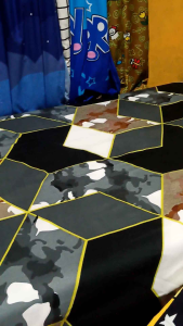 Sprei Resleting 90x200x15 No 4 Sarung Kasur Busa Single Set Sarban 1 Sprei 1 Sarung Bantal 1 Sarung Guling