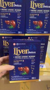 VIÊN UỐNG BỔ GAN LIVER Detox lọ 30 viên ( ngày dùng 1 viên)