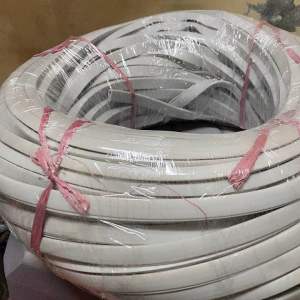 Karet Lis U untuk Kaca 5mm (Warna Abu-abu Muda)