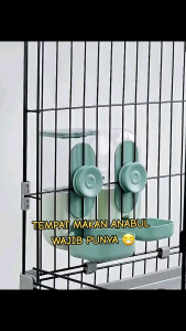 [PREMIUM] TEMPAT MAKAN & MINUM GANTUNG KANDANG UNTUK KUCING/ANJING/KUCING/KELINCI