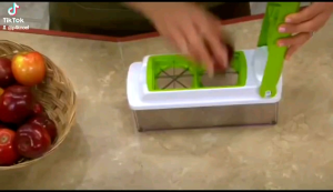 Genius Nicer Dicer Plus: Alat Pemotong Buah & Sayur Serbaguna