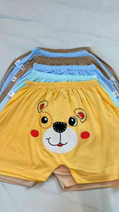 Combo 10 quần Đùi thun lạnh mông thú 10 hình mặc mát cho bé từ 4-16kg cho bé từu 0-3 tuổi