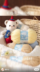 Susans Family Hand Craft Chenille Yarn Yun Xiao Duo Plus 100g