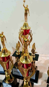 Piala Basket Kaki 2 Body102 mini figur Patung Basket