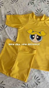 POWERPUFF GIRLS PPG RASHGUARD SET FOR KIDS 1-12 YEARS OLD