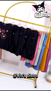 Setelan anak Meldi Set Kids Celana Cargo Crinkle Printing/ Oneset anak perempuan/Baju anak perempuan