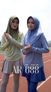 HIJAB ARRAFI AR 688 HIJAB SPORT HIJAB INSTAN