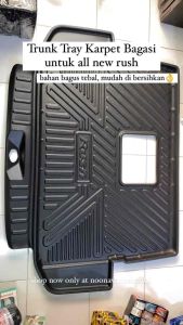 New Model Trunk Tray Karpet Bagasi All New Rush Sporty design