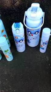 botol viral 3in1 motif capybara set 3 botol 2000ml+750ml+350ml
