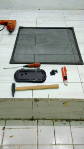 screen port kasa nyamuk aluminum