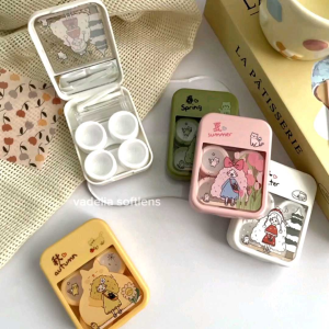 Tempat Softlens Motif Season 2in1 / Caselens Soflens / Travel kit