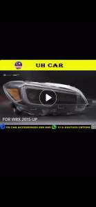 Vland Subaru WRX 2013 - 2019 Projector Dynamic Headlamp Head Lamp Led Light With Running Signal