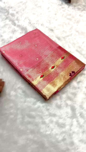 Soft Organza Tissue Paithani Silk Sarees