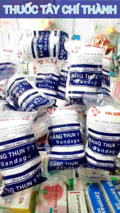 COMBO 3 CUỘN BĂNG THUN 3 MÓC BANDAGE HẢI SƠN PHA. BĂNG VẾT THƯƠNG. BÓ DƯỢC LIỆU. HỌC THỰC HÀNH.
