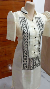 Modern Filipiniana Ethnic Barong Dress