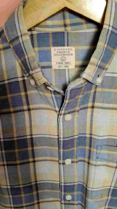 Kemeja Flanel "Giordano" Original Second Size L