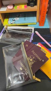 Bea Travel Money Passport Passbook Pouch - Thick PVC Plastic Pouch