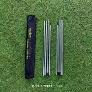 Tiang Flysheet Material Besi Panjang 200 cm Sepasang / Tiang Fly Sheet Shelter Kemah Camping