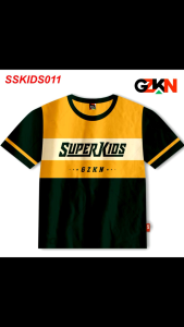 GZKN Kaos Anak Branded Cotton Combed 24s Lengan Pendek Adem & Nyaman